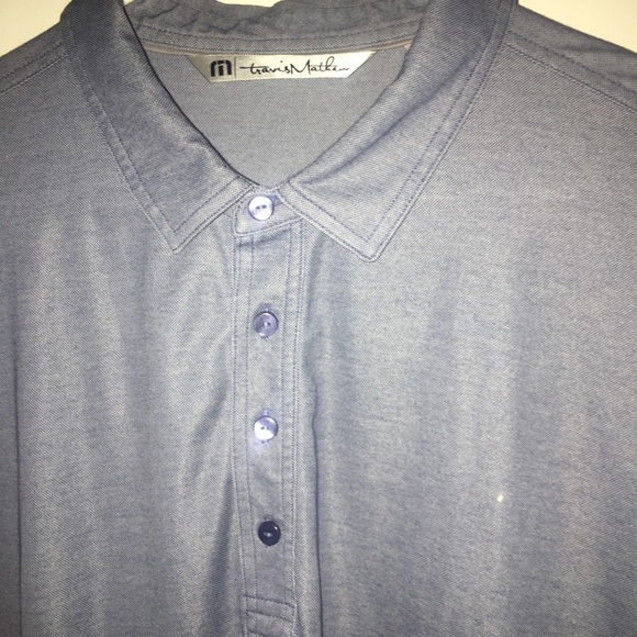 Travis Mathew Blue Ten Year Polo size XL - Picture 2 of 5